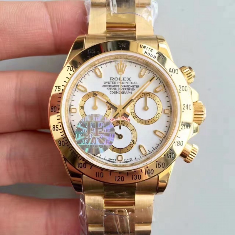 Replica Rolex Daytona Chronograph 18k gold Watch