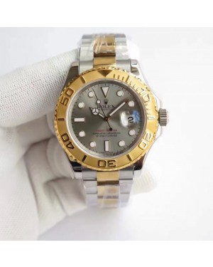 Replica Rolex Yacht-Master 40 116622 JF Stainless Steel & Yellow Gold Anthracite Dial Swiss 3135