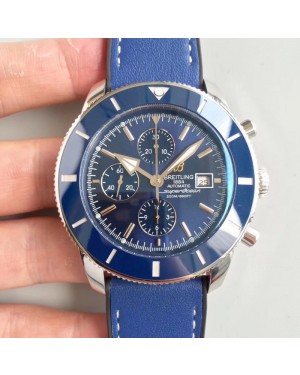 Replica Breitling Superocean Heritage II Chronograph 46 A1331216/C963/277S N Stainless Steel Blue Dial Swiss 7750