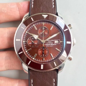 Replica Breitling Superocean Heritage II Chronograph 46 A1331233/Q616/295S/A20D.2 N Stainless Steel Chocolate Dial Swiss 7750