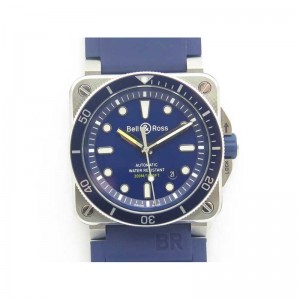 Replica Bell & Ross BR 03-92 Diver N Stainless Steel Blue Dial M9015