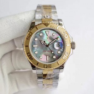 Replica Rolex Yacht-Master 40 116622 JF Stainless Steel & Yellow Gold Blue Mother Of Pearl Dial Swiss 3135