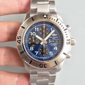Replica Breitling Superocean Chronograph Steelfish A13341C3/C893 GF Stainless Steel Blue Dial Swiss 7750