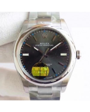 Replica Rolex Oyster Perpetual 39 114300 2018 UB Stainless Steel Anthracite Dial Swiss 2836-2