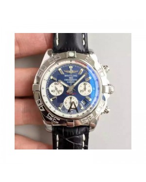 Replica Breitling Chronomat 44 AB011012/C788/435X/A20BA.1 N Stainless Steel Blue Dial Swiss 7750
